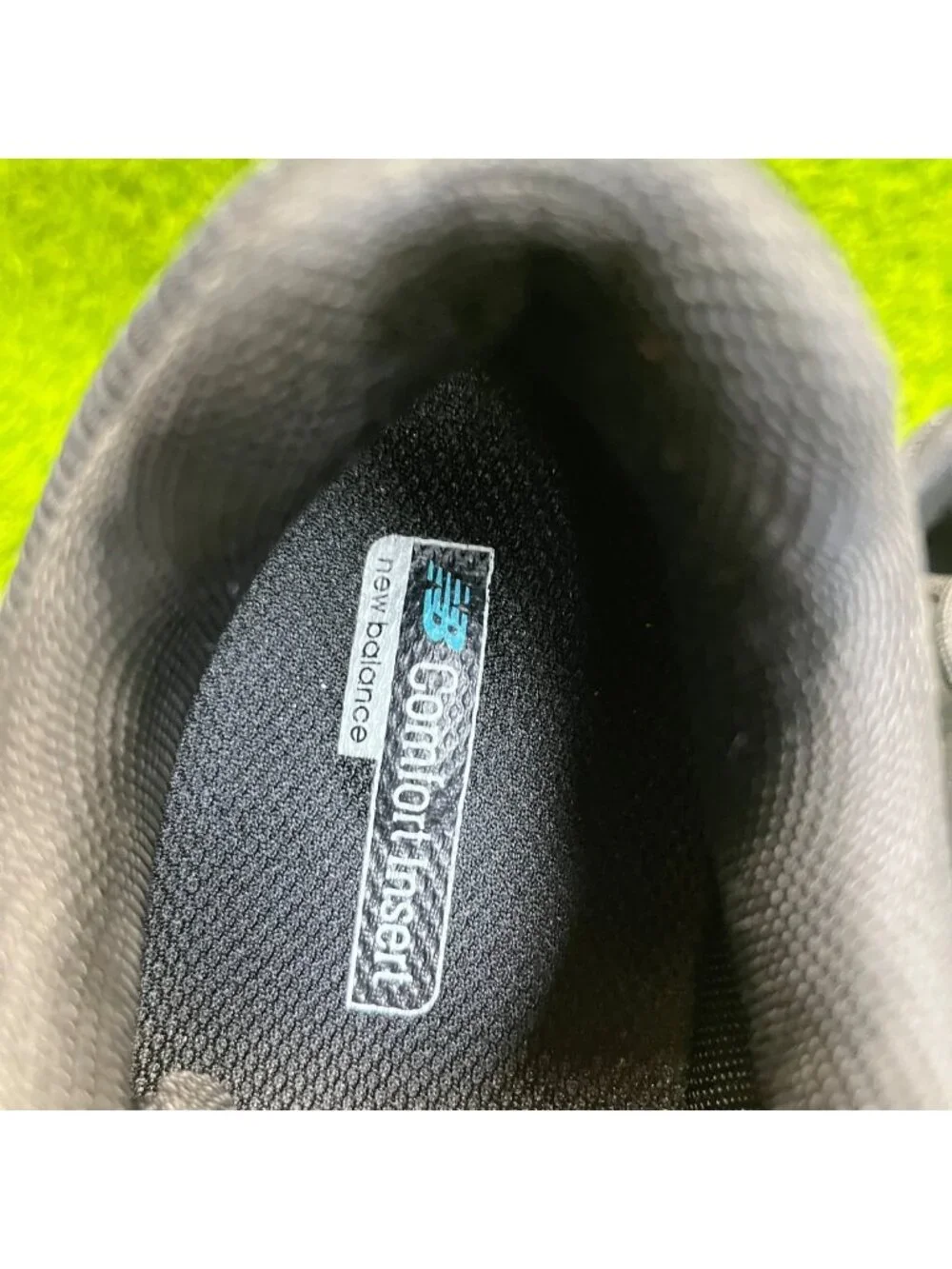 New Balance Logic Womens Size 6.5 Black Blue Composite Toe Safety Work Shoes